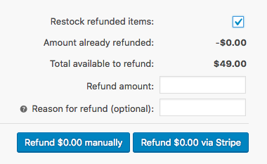 restock refunded items